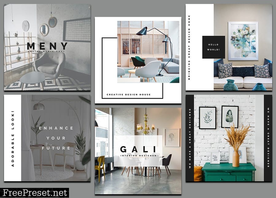 Meny - Interior Social Media Template Part.22 Y3MHRHM