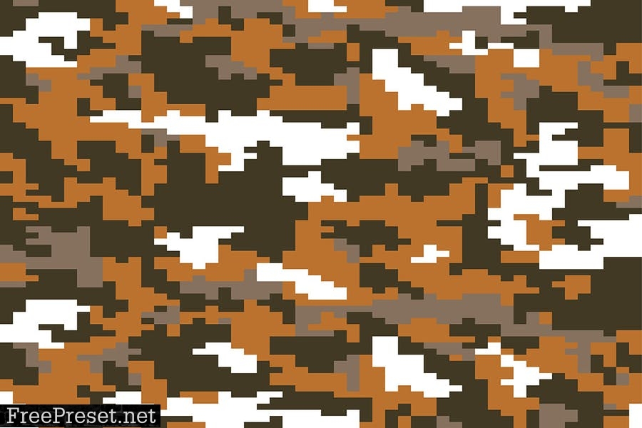 Pixel Camouflage Vector Backgrounds CBCRMHH