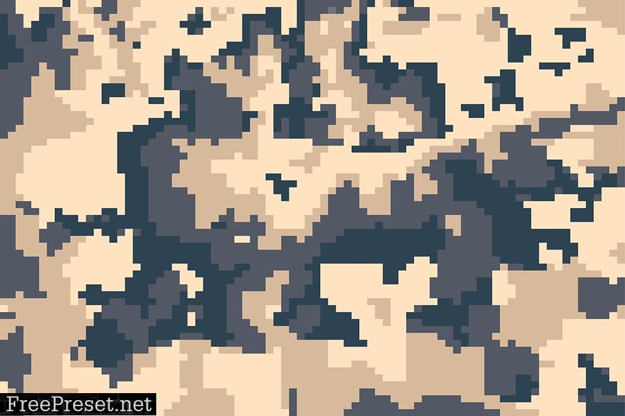 Pixel Camouflage Vector Backgrounds CBCRMHH