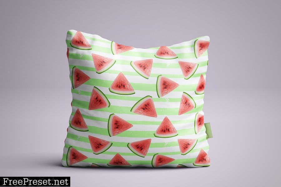 Tropical Fruit Seamless Patterns 8JGWUQY