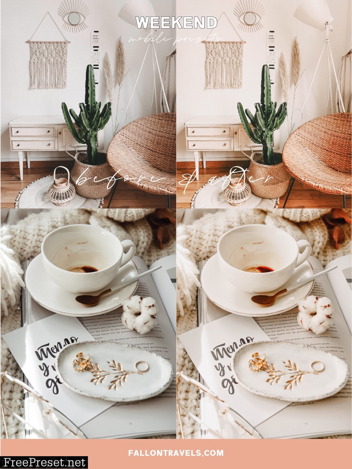 Warm & Airy Lightroom Mobile Presets 5014130