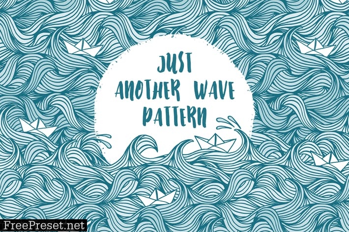 Wave Pattern - Seamless Design CJZAVCT