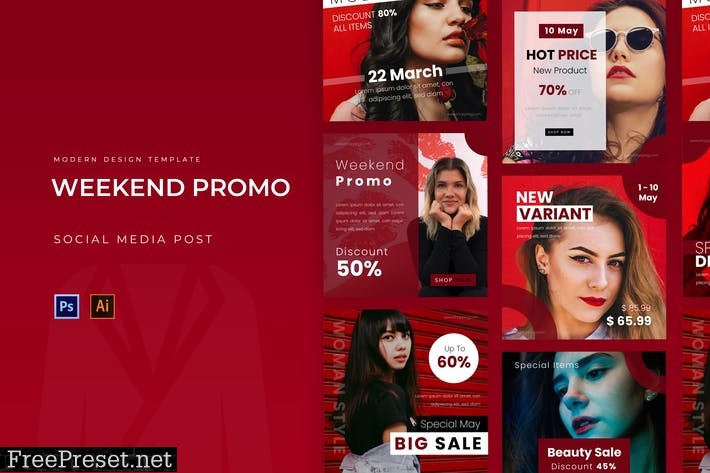 Weekend Promo Instagram Post