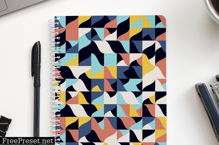 40 Geometric Colorful Art Patterns Pack 001 HYVHM3F