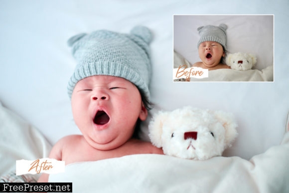 6 Newborn Mood Lightroom Presets