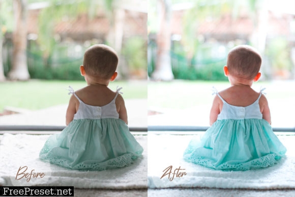 6 Newborn Mood Lightroom Presets