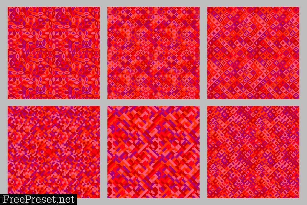 6 Seamless Mosaic Patterns