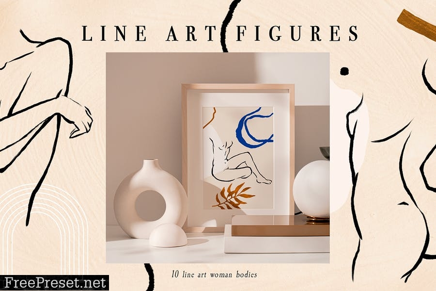 Abstract Feminine Ode to a Woman Postcard Set A3JJ8EC