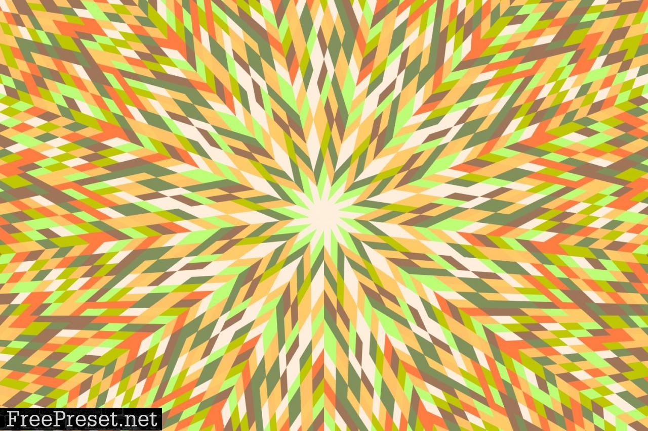 Abstract Geometrical Mosaic Background