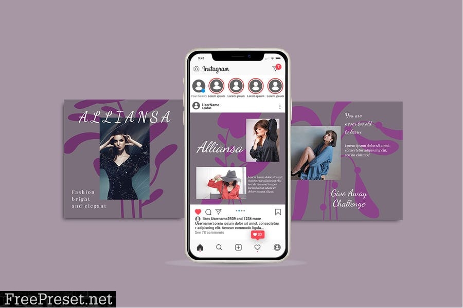 ALLIANSA INSTAGRAM TEMPLATE