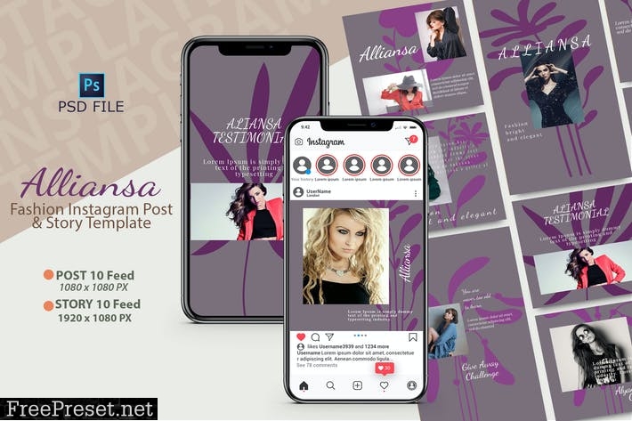 ALLIANSA INSTAGRAM TEMPLATE