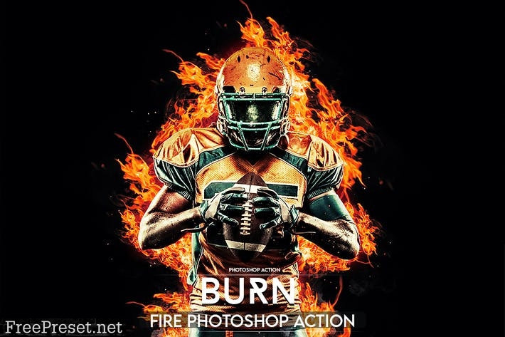 Burn Photoshop Action X6BVRST