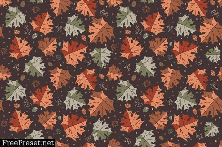 Maple Leaves Pattern 96M6HK7