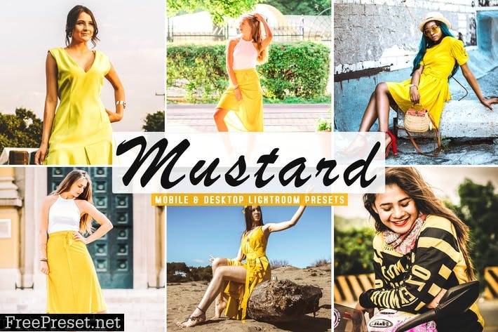 Mustard Mobile & Desktop Lightroom Presets