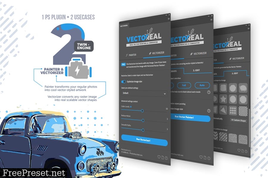 Real Vector Painting & Converter PS Plugin