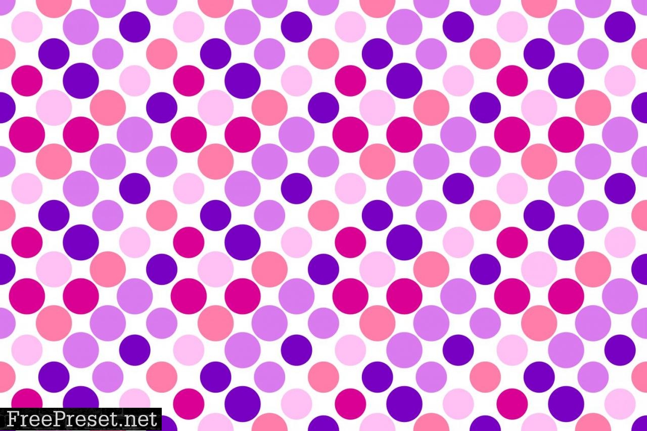 Seamless Colorful Dot Pattern