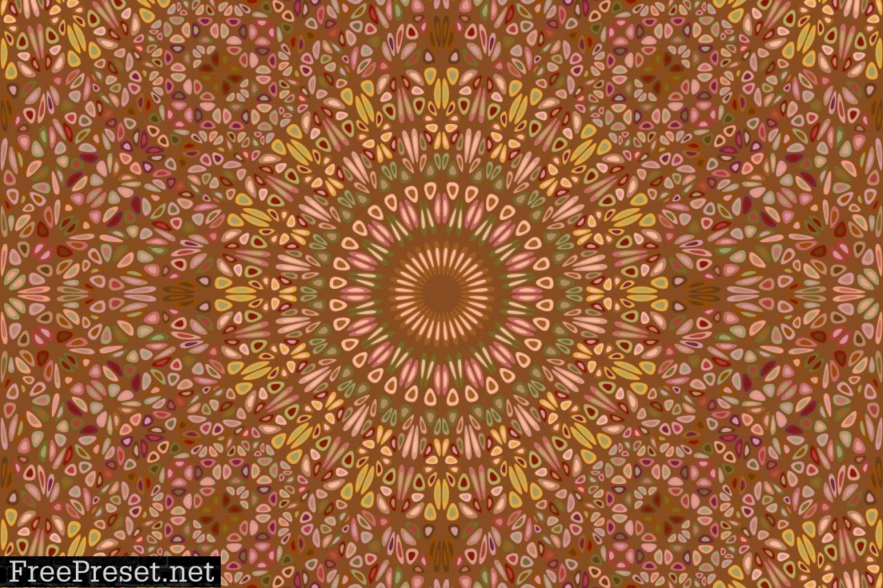 Seamless Floral Mandala Pattern