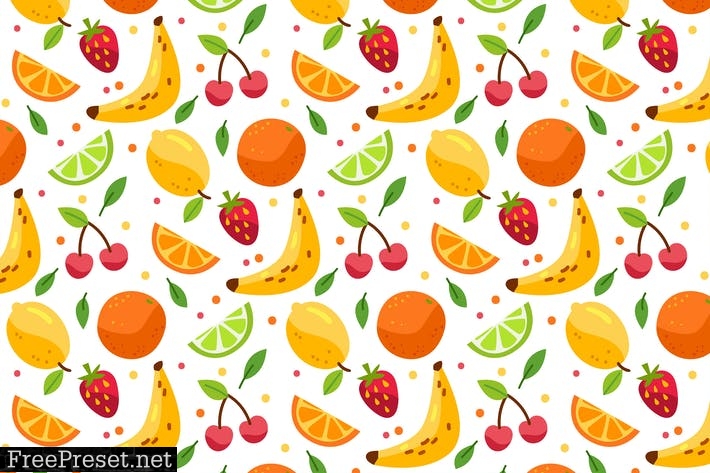 Summer Fruit Pattern RUQYK8Q