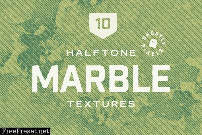 Vintage Halftone Marble Textures G3NMN6E