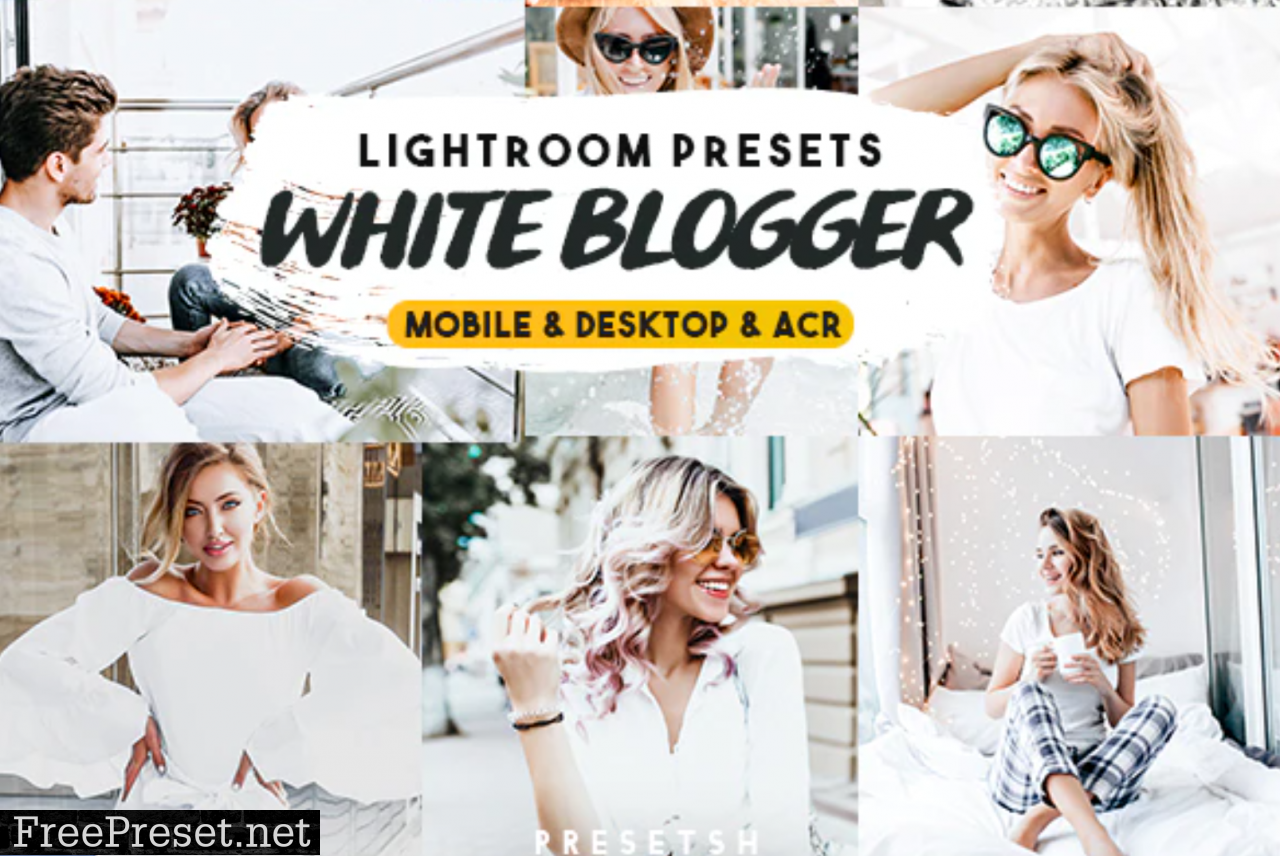 White Blogger Lightroom Presets 26975621