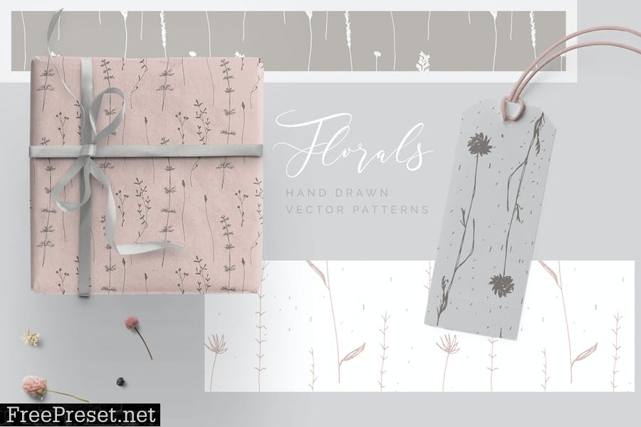 Wildflower Patterns + Templates W7CFTLF