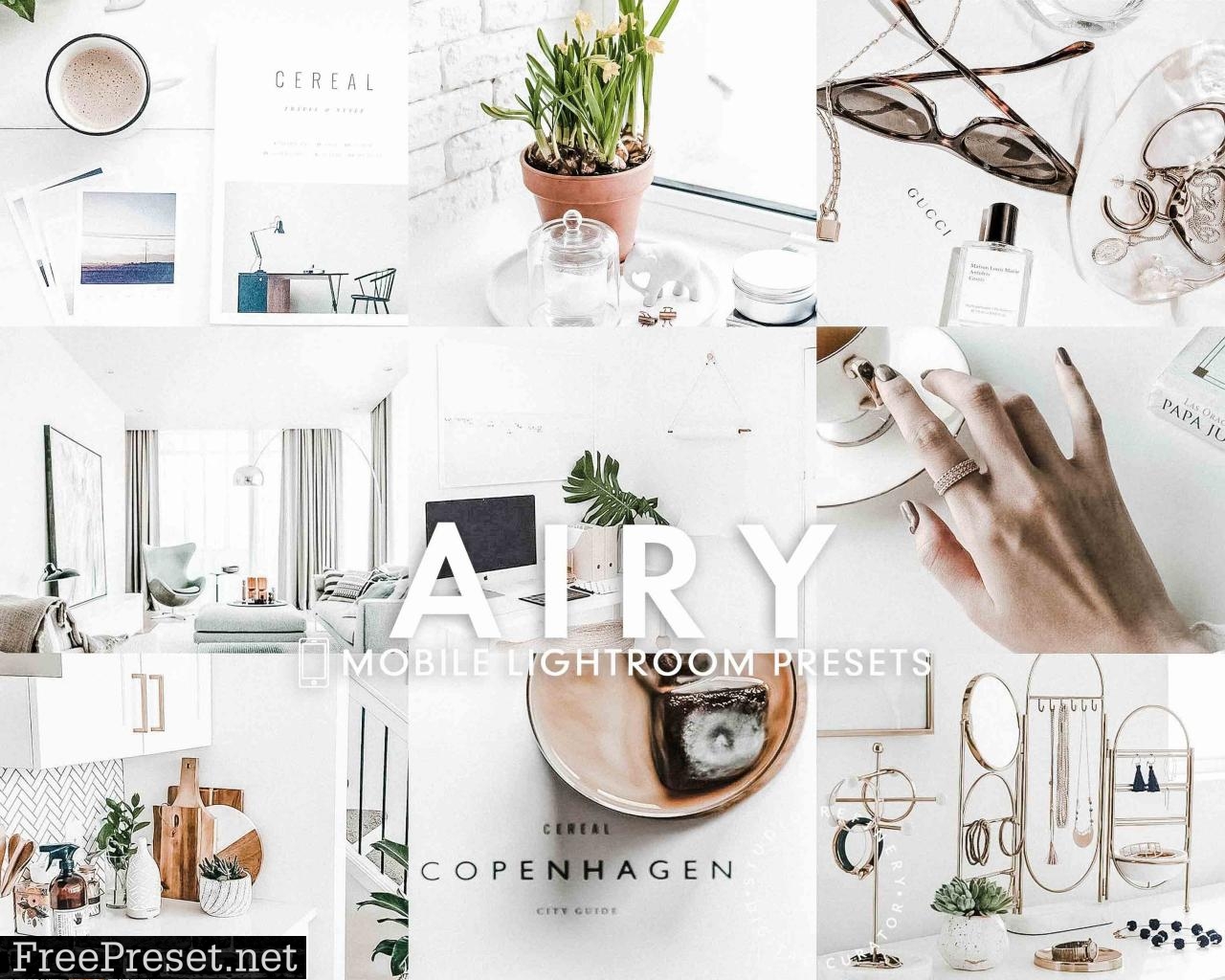 5 AIRY Mobile Lightroom Presets 5275664