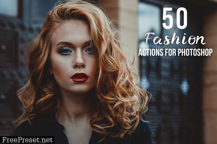 50 Fashion Photoshop Actions 3UHG8ST