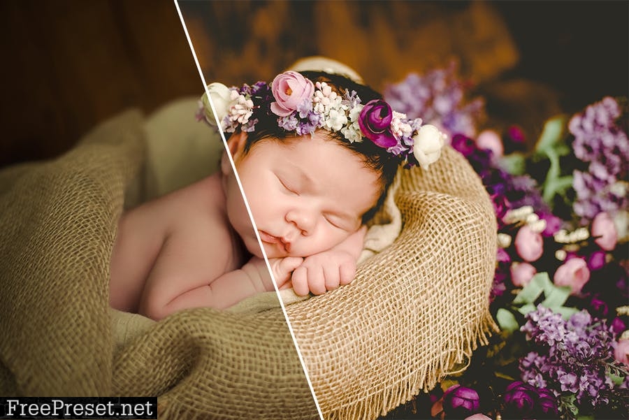 50 Newborn Lightroom Presets