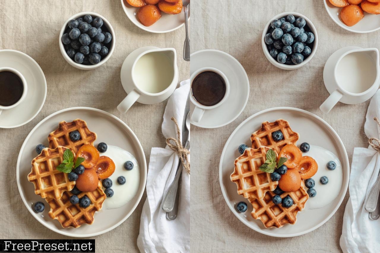 Food Blogger Mobile & Desktop Lightroom Presets