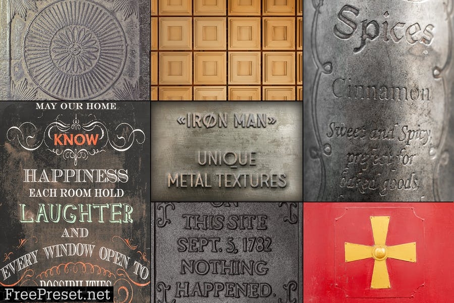 Iron Man - 100 Metal Textures RQQUAQP