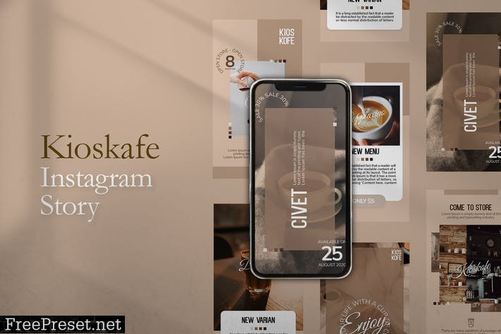 Koioskafe Instagram Story Template VKFHG98