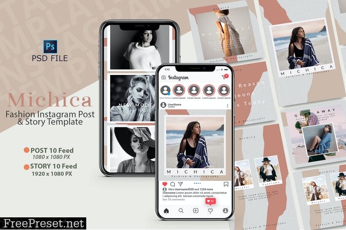MICHICA - INSTAGRAM TEMPLATE RJLEHMA