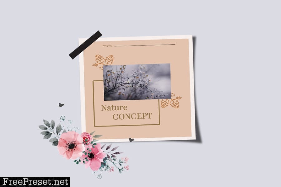 NATURE CONCEPT - INSTAGRAM TEMPLATE DZKHVZG