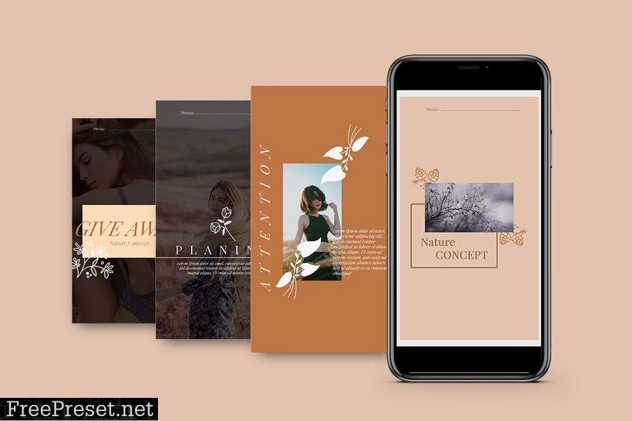 NATURE CONCEPT - INSTAGRAM TEMPLATE DZKHVZG