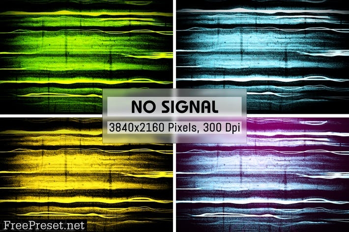 No Signal Grunge Backgrounds G9MJZDN