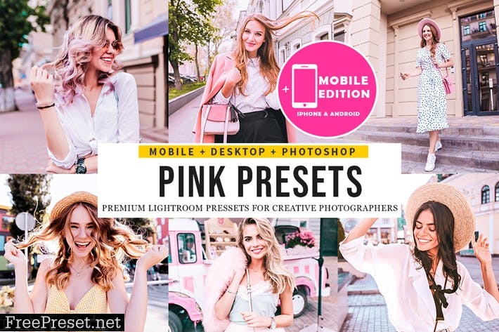 Pink Blogger Lightroom Presets