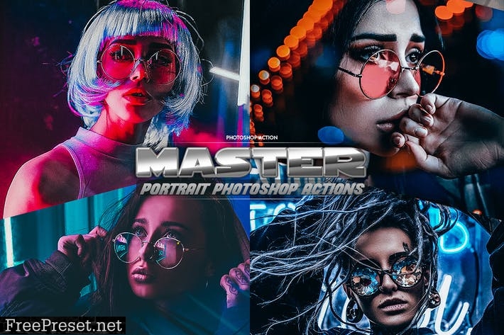 Portrait MASTER Photoshop Actions XZRFXJ2