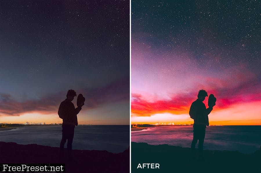 Sunset photography Lightroom Presets