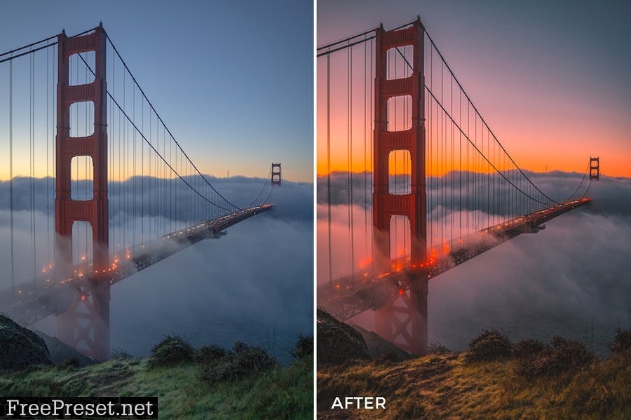 Sunset photography Lightroom Presets