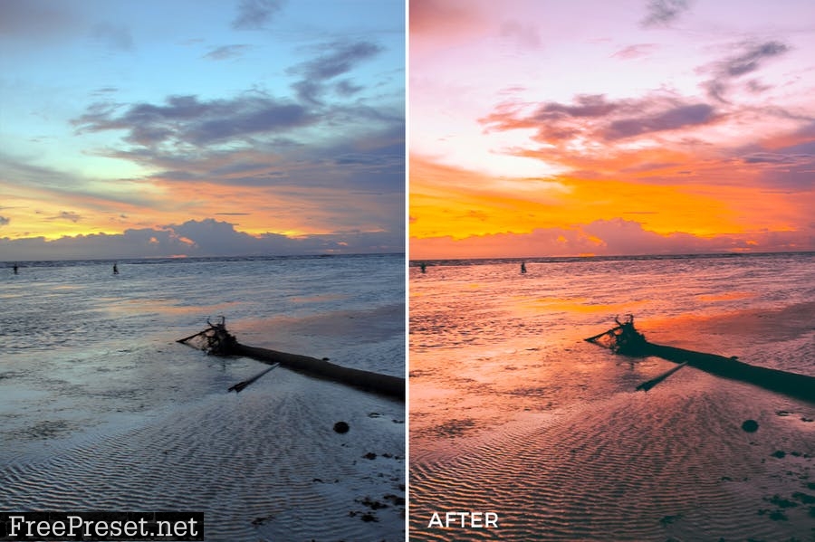 Sunset photography Lightroom Presets