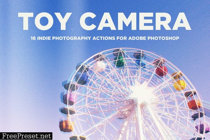 Toy Camera Photography Actions for Adobe Photoshop U9UE93