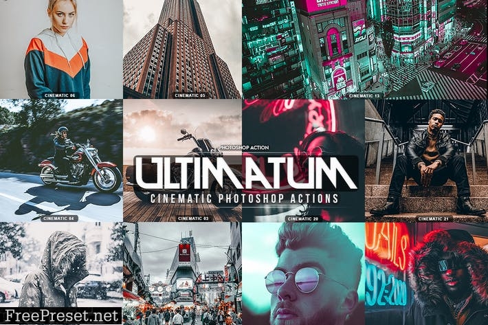 Ultimatum Cinematic Photoshop Actions 27RVVEY