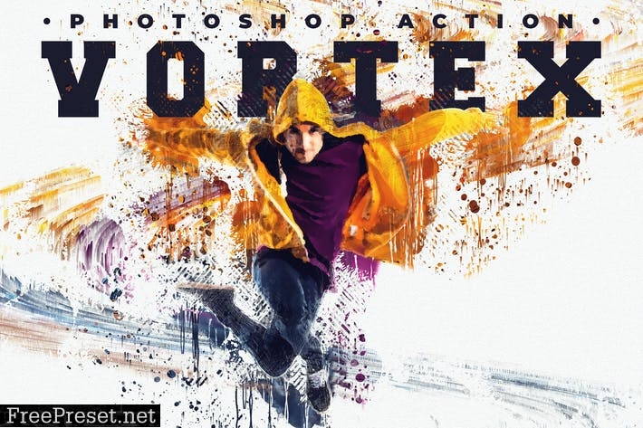 Vortex - Artistic Photoshop Action  M6HC3BZ