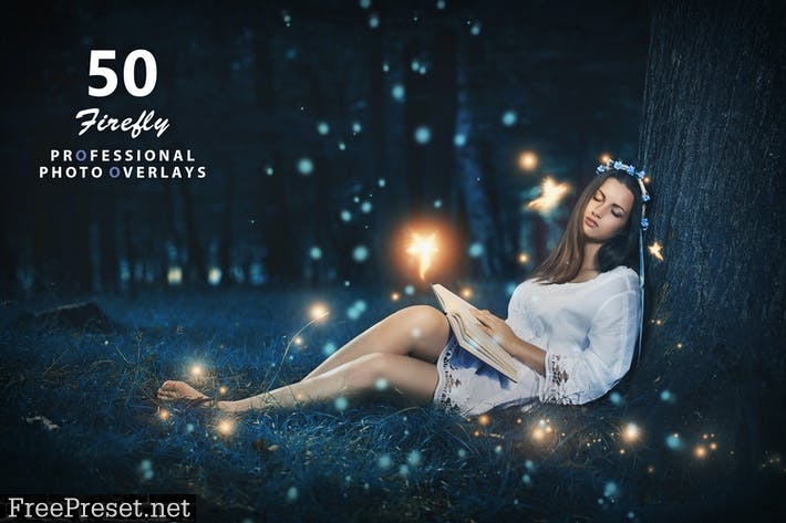 50 Firefly Photo Overlays MKWHX95