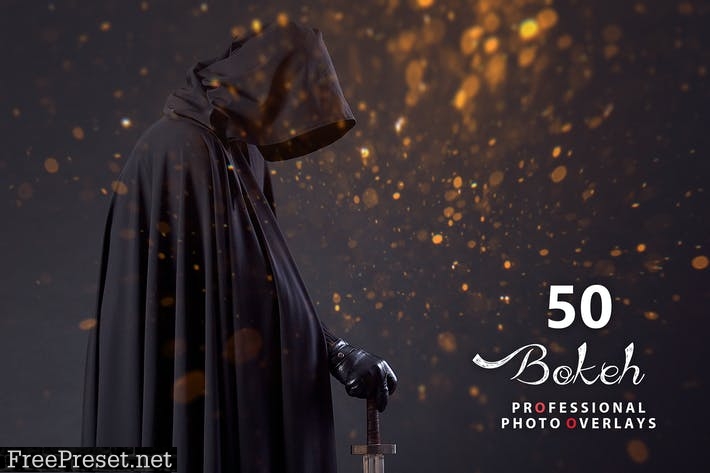 50 Halloween Bokeh Photo Overlays JK3WU9M