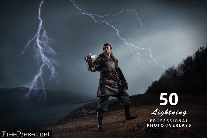 50 Lightning Photo Overlays MJ6DGWU