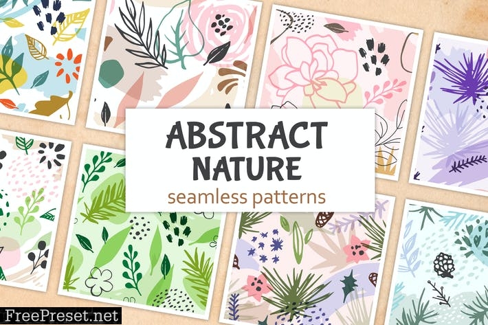 Abstract Seasonal Floral Patterns 6QHNWYP