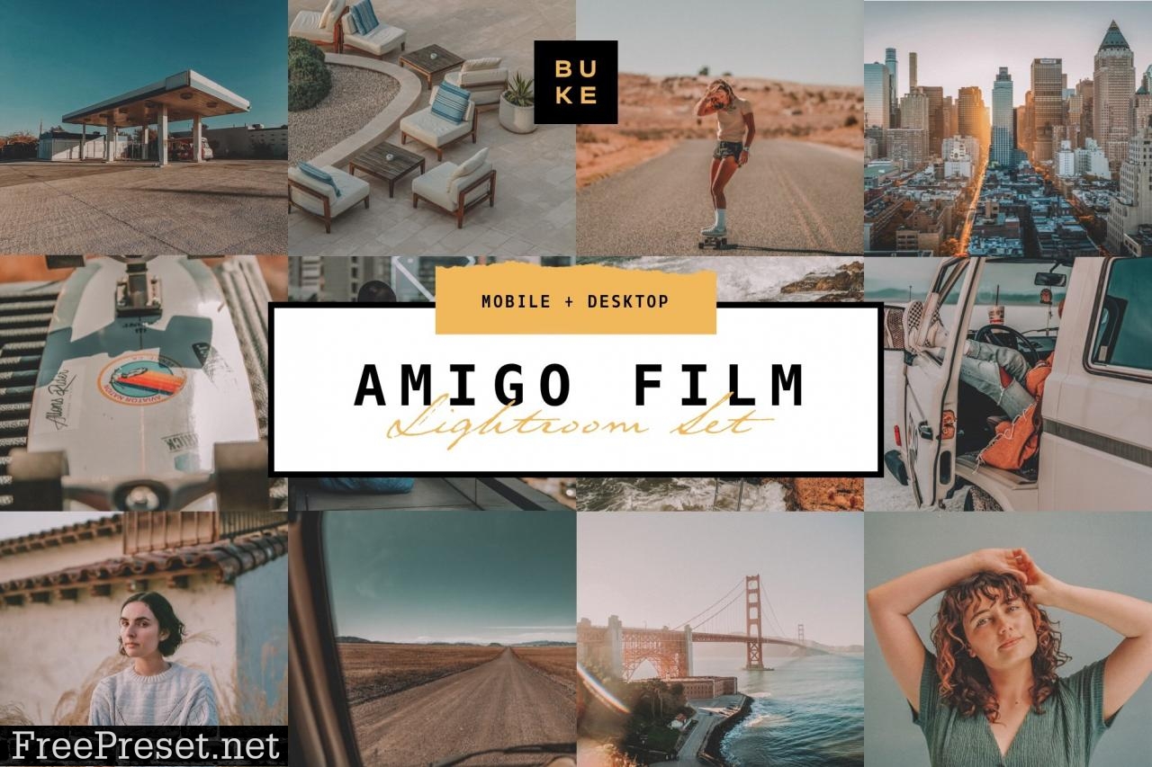 Amigo Film – 4 Lightroom Preset Pack 4868905