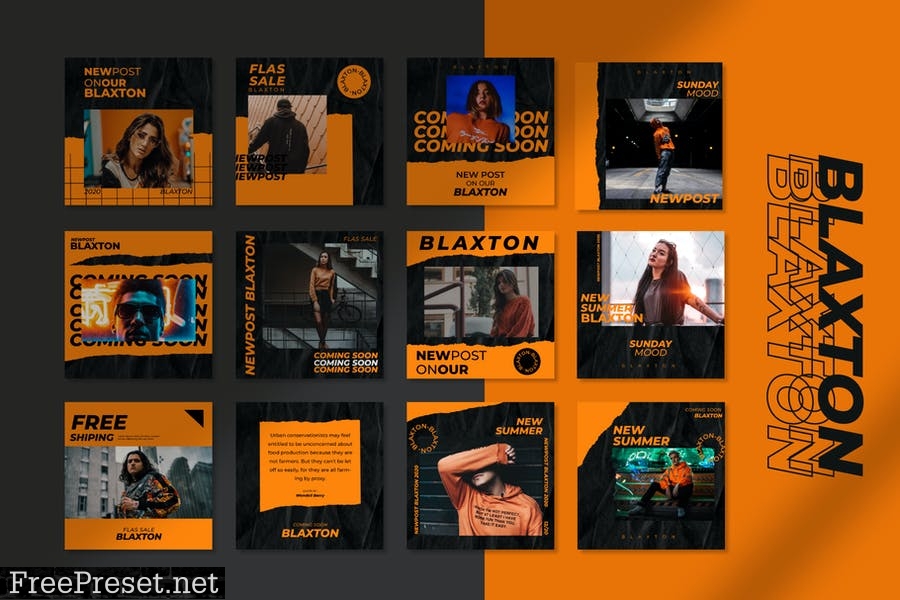 Blaxton - Instagram Post and Stories ZK4T9Y8