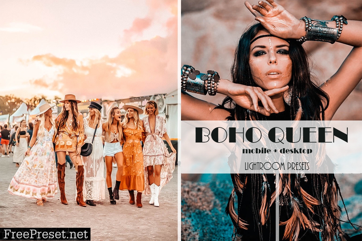 Boho Queen Lightroom Presets | Desktop & Mobile